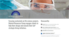 Desktop Screenshot of biotechresources.us