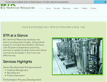Tablet Screenshot of biotechresources.com